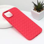 Maska Torbica Weave case za iPhone 14 Plus 6.7 crvena cena 1000 din slika