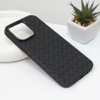 Maska Torbica Weave case za iPhone 14 Pro Max 6.7 crna cena 1000 din slika
