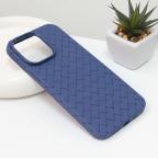 Maska Torbica Weave case za iPhone 14 Pro Max 6.7 plava cena 1000 din slika