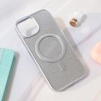 Maska Torbica Magsafe Crystal Glow za iPhone 15 6.1 srebrna slika 5