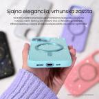 Maska Torbica Magsafe Crystal Glow za iPhone 15 Pro Max 6.7 crna slika 2