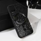 Maska Torbica Magsafe Glam za iPhone 15 6.1 crna slika 5