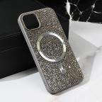 Maska Torbica Magsafe Glam za iPhone 15 6.1 srebrna slika 5