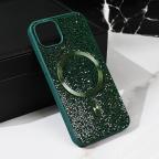 Maska Torbica Magsafe Glam za iPhone 15 6.1 zelena slika 5