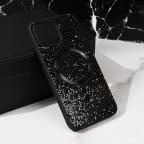 Maska Torbica Magsafe Glam za iPhone 15 Pro Max 6.7 crna slika 5