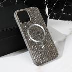 Maska Torbica Magsafe Glam za iPhone 15 Pro Max 6.7 srebrna slika 5