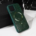 Maska Torbica Magsafe Glam za iPhone 15 Pro Max 6.7 zelena slika 5