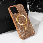 Maska Torbica Magsafe Glam za iPhone 15 Pro Max 6.7 zlatna slika 5