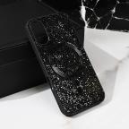 Maska Torbica Magsafe Glam za iPhone 16 6.1 crna slika 5