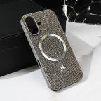 Maska Torbica Magsafe Glam za iPhone 16 6.1 srebrna slika 5