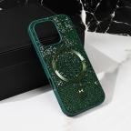 Maska Torbica Magsafe Glam za iPhone 16 Pro 6.3 zelena slika 5