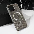 Maska Torbica Magsafe Glam za iPhone 16 Pro Max 6.9 srebrna slika 5