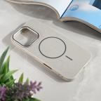 Maska Torbica Magsafe Sparkle Dust za iPhone 16 Pro 6.3 srebrna slika 6