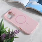 Maska Torbica Magsafe Sparkle Dust za iPhone 16 Pro Max 6.9 roze slika 6