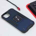 Maska Torbica Hard Border Ring za iPhone 14 6.1 plava cena 1000 din slika