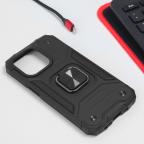 Maska Torbica Hard Border Ring za iPhone 14 Pro 6.1 crna cena 1000 din slika