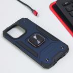 Maska Torbica Hard Border Ring za iPhone 14 Pro 6.1 plava cena 1000 din slika