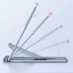 Univerzalni desktop drzac srebrni slika 5