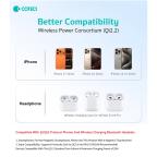 Wireless punjac magnetic Coteci iH-150 Qi2.2 25W narandzasti slika 6