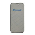 Zastitno staklo Tempered Glass Privacy Teracell Titan 2.5D za iPhone 15/16 6.1 crni slika 2