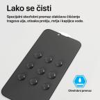 Zastitno staklo Tempered Glass Privacy Teracell Titan 2.5D za iPhone 15 Pro Max 6.7 crni slika 5