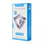 Zastitno staklo Tempered glass Teracell Titan 2.5D 10u1 za iPhone 15 Pro Max 6.7 crni cena 3000 din slika