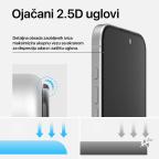 Zastitno staklo Tempered glass Teracell Titan 2.5D 10u1 za iPhone 15 Pro Max 6.7 crni slika 8